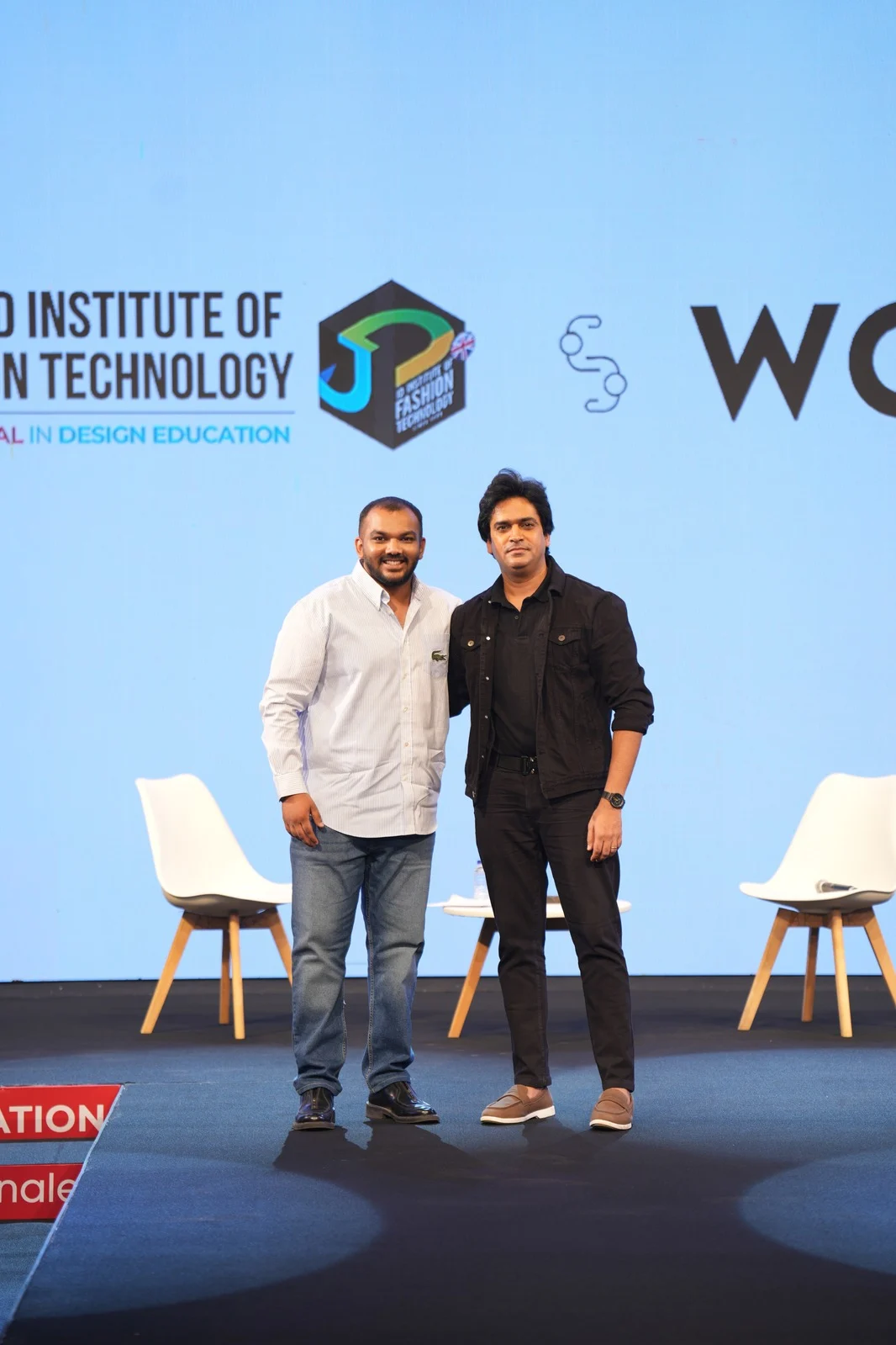 JD speakers on stage